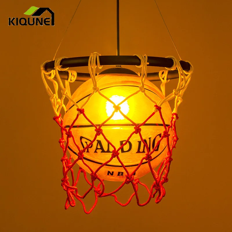 American Retro Basketball Chandelier LED Creative Bar Restaurant Pendant Lights Living Room Decoration Children's Bedroom Lamp
American Retro Basketball Chandelier LED Creative Bar Restaurant Pendant Lights Living Room Decoration Children's Bedroom Lamp