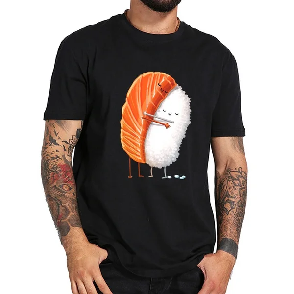 sushi hug Brand Men T-Shirts Print T Shirt Men Women Hip Hop Colorful Short Sleeve Hip Summer Cool Tee Shirt
sushi hug Brand Men T-Shirts Print T Shirt Men Women Hip Hop Colorful Short Sleeve Hip Summer Cool Tee Shirt