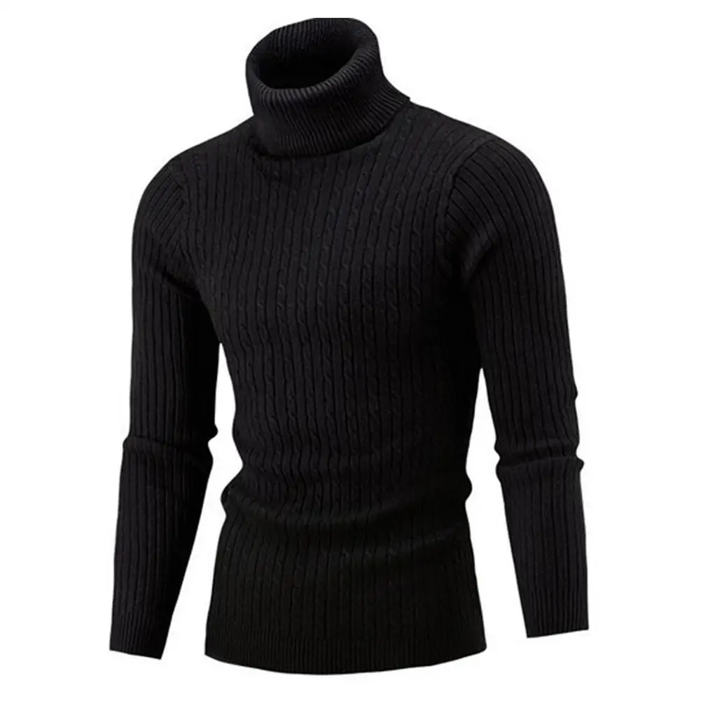 Fashion Men Sweaters Turtleneck Solid Color Acrylic Long Sleeve Knitted Sweater Pullover Top Men Clothing Black M—2XL
Fashion Men Sweaters Turtleneck Solid Color Acrylic Long Sleeve Knitted Sweater Pullover Top Men Clothing Black M—2XL