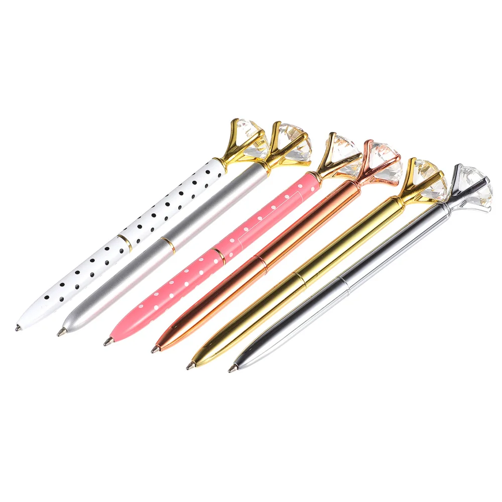 6pcs Creative Ballpoint Pen Big Diamond Ink Pens School Student Signature Pens
6pcs Creative Ballpoint Pen Big Diamond Ink Pens School Student Signature Pens