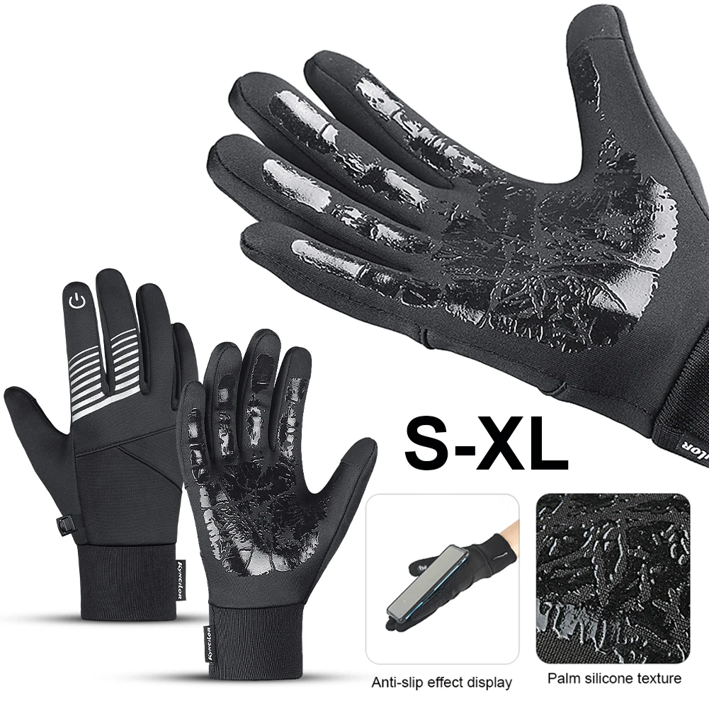 Winter Cycling Gloves Waterproof Warm Gloves Windproof Fleece Lining Touch Screen Anti-Slip Palm Full Finger Sports Ski Gloves
Winter Cycling Gloves Waterproof Warm Gloves Windproof Fleece Lining Touch Screen Anti-Slip Palm Full Finger Sports Ski Gloves
