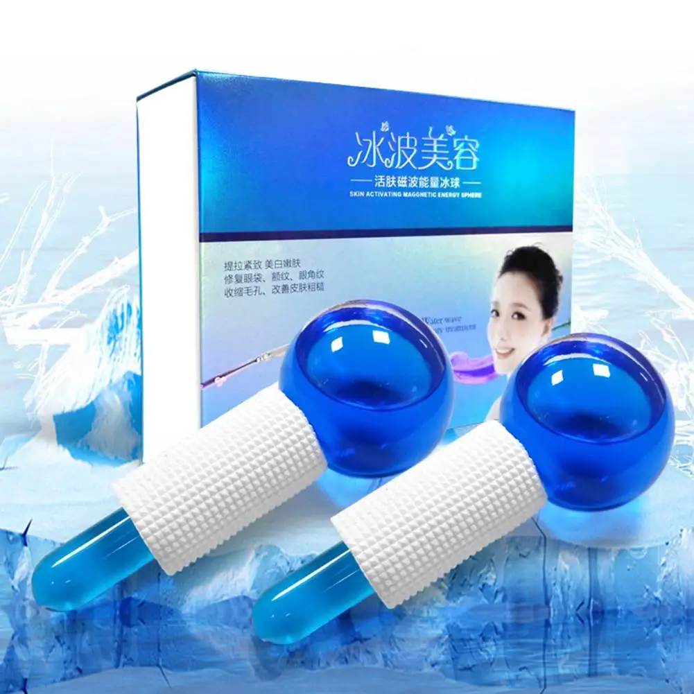 2pcs Magic Cool Roller Facial Massage Globes Ice Hockey Energy Crystal Ball Cooling Beauty Ice Globes Neck Massager Tools
2pcs Magic Cool Roller Facial Massage Globes Ice Hockey Energy Crystal Ball Cooling Beauty Ice Globes Neck Massager Tools