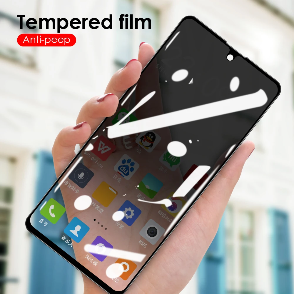 Полноэкранное Защитное стекло для Samsung Galaxy A51 SM-A515F A71 A715F антишпионское защитное