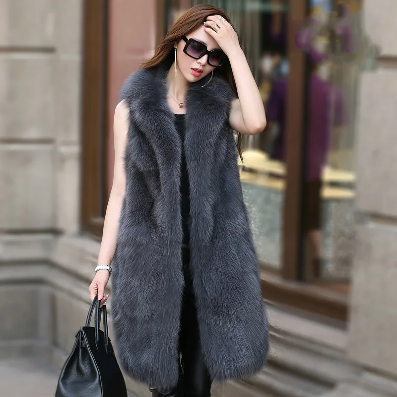 natural fox long coat, women's clothing 2020, winter vest, fur jackets and coats, manteau femme hiver
natural fox long coat, women's clothing 2020, winter vest, fur jackets and coats, manteau femme hiver