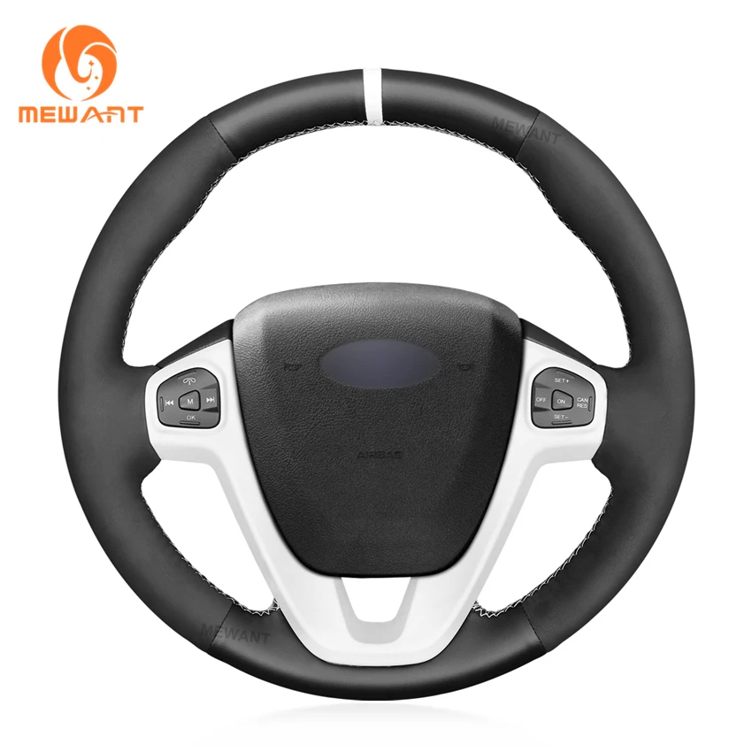 MEWANT Black Suede Car Steering Wheel Covers for Ford Fiesta (US) 2011 2012 2013 2014 2015 2016 2017 2018-2019
MEWANT Black Suede Car Steering Wheel Covers for Ford Fiesta (US) 2011 2012 2013 2014 2015 2016 2017 2018-2019