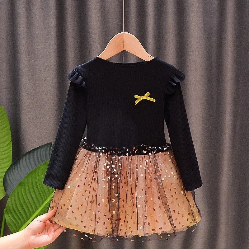 Kids Clothes dresses antumn for Girls Christmas Lace Party Children's Costume Black Sequins Baby Toddler dresses girl Winter
Kids Clothes dresses antumn for Girls Christmas Lace Party Children's Costume Black Sequins Baby Toddler dresses girl Winter