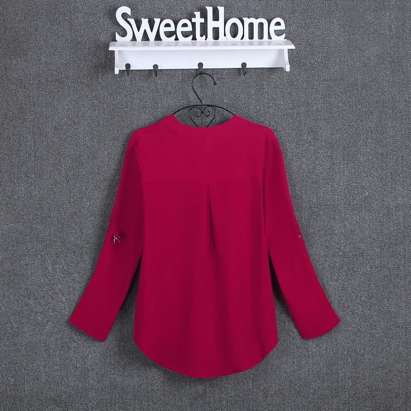Spring Summer Tops For Women Long Sleeve Sexy V-Neck Leisure Blouse Shirt Plus Size Clothing women blouses 
Spring Summer Tops For Women Long Sleeve Sexy V-Neck Leisure Blouse Shirt Plus Size Clothing women blouses