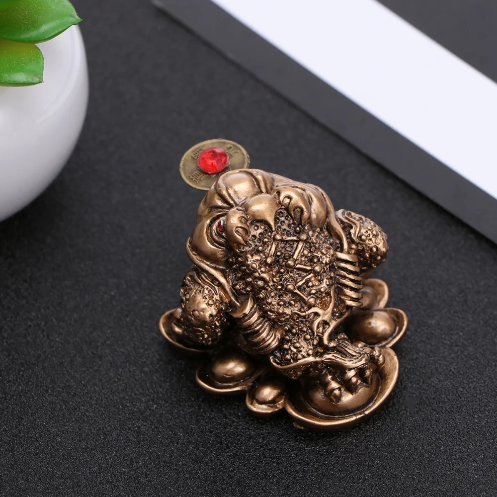 Creative Feng Shui Money Fortune Wealth Chinese Toad Animal Model Figurines Desktop Home Craft Office Decoration Tabletop Orname
Creative Feng Shui Money Fortune Wealth Chinese Toad Animal Model Figurines Desktop Home Craft Office Decoration Tabletop Orname