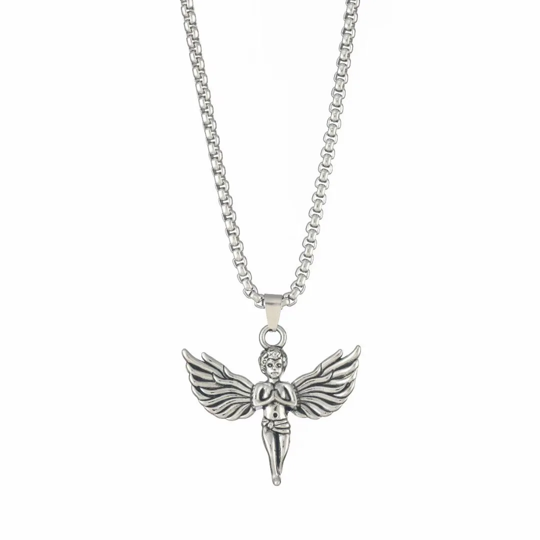 Men's and women's trendy titanium steel pendant necklace on Instagram halloween stainless steel jewelry
Men's and women's trendy titanium steel pendant necklace on Instagram halloween stainless steel jewelry