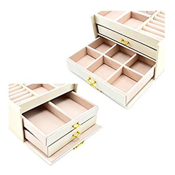 Jewelry box Case / boxes / makeup box, jewelry and cosmetics beauty case with 2 drawers 3 layers
Jewelry box Case / boxes / makeup box, jewelry and cosmetics beauty case with 2 drawers 3 layers