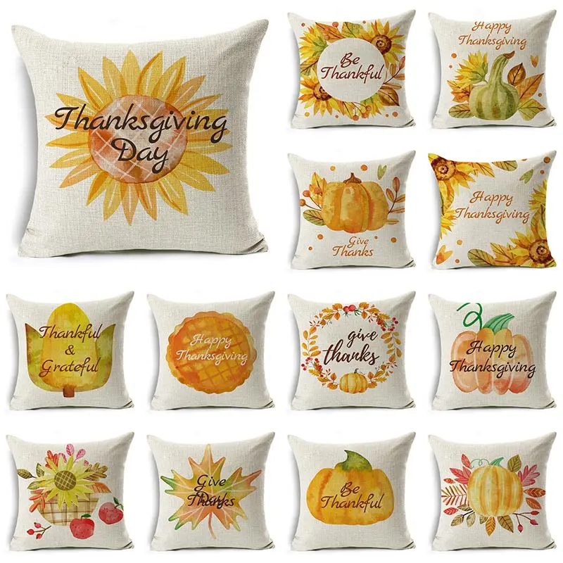 Thanksgiving plant cartoon pattern Pillow Case Linen Decor Plant Cushion Cover for Car Sofa Pillowcase 45cm*45cm
Thanksgiving plant cartoon pattern Pillow Case Linen Decor Plant Cushion Cover for Car Sofa Pillowcase 45cm*45cm