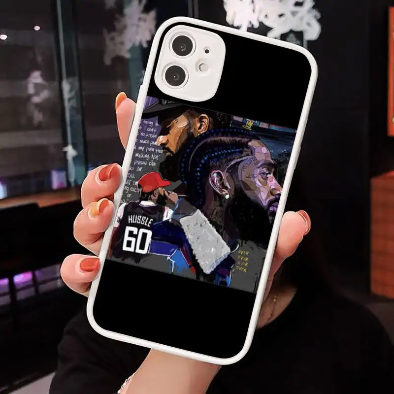 Rapper Nipsey Hussle Phone Case Matte transparent For White iPhone 12 Mini 11 Pro XR XS Max 7 8 Plus X Back Cover
Rapper Nipsey Hussle Phone Case Matte transparent For White iPhone 12 Mini 11 Pro XR XS Max 7 8 Plus X Back Cover