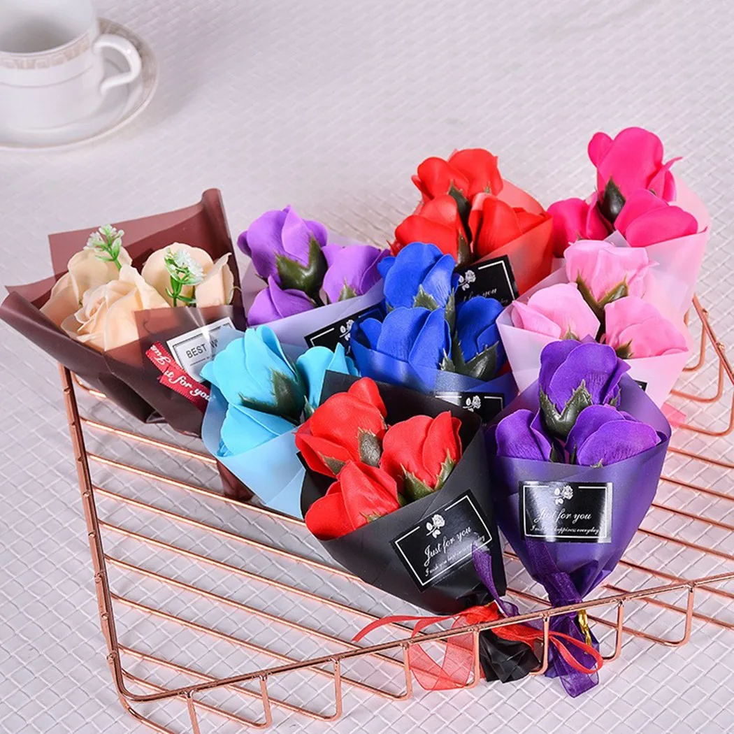 3Pcs/Bouquet Artificial Flowers Rose Wedding Mothers Day Valentine Day Gift 2021 New High Quality
3Pcs/Bouquet Artificial Flowers Rose Wedding Mothers Day Valentine Day Gift 2021 New High Quality