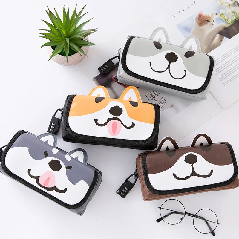 Cartoon Pattern Pencil Case With Combination Lock Multi-Function And Large Capacity Office Stationery School Supplies Pencil Bag
Cartoon Pattern Pencil Case With Combination Lock Multi-Function And Large Capacity Office Stationery School Supplies Pencil Bag