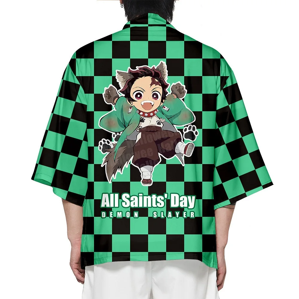 Cool Streetwear Printing Japanese Kimono Haori Yukata Cardigan Demon Slayer Kimetsu No Yaiba 3D Women/men's Summer Casual Men
Cool Streetwear Printing Japanese Kimono Haori Yukata Cardigan Demon Slayer Kimetsu No Yaiba 3D Women/men's Summer Casual Men