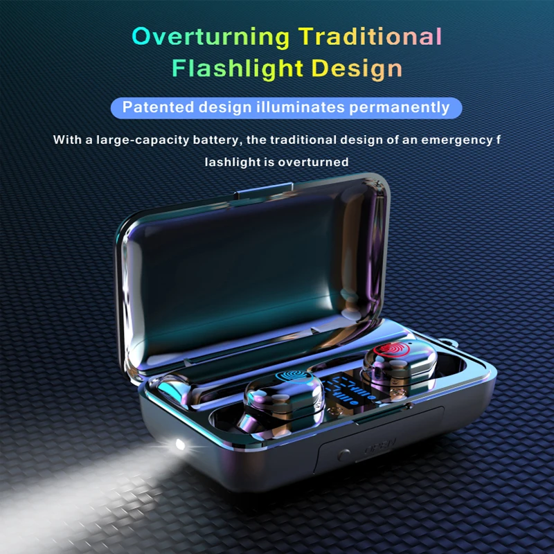 A19 Bluetooth Earphones True Wireless Headphones 5.0 In-Ear Earbuds Mini Headset Stereo Sound Sport Earpiece Touch Control
A19 Bluetooth Earphones True Wireless Headphones 5.0 In-Ear Earbuds Mini Headset Stereo Sound Sport Earpiece Touch Control