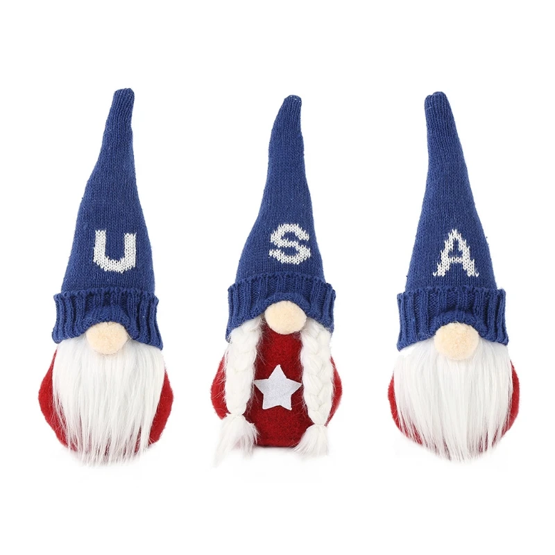 Patriotic Gnome 4th of July Gnomes Decorations Letter "U/S/A" Print Hat Elf Holiday Handmade Plush Veterans Day Autumn Swedish
Patriotic Gnome 4th of July Gnomes Decorations Letter "U/S/A" Print Hat Elf Holiday Handmade Plush Veterans Day Autumn Swedish