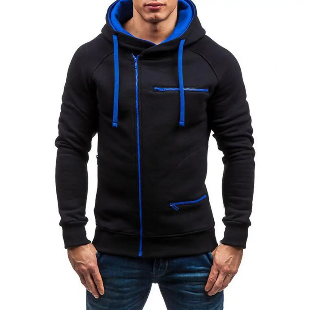 Turtleneck Men Contrast Colors Drawstring Solid Color Long Sleeve Hooded Men Jacket for Winter
Turtleneck Men Contrast Colors Drawstring Solid Color Long Sleeve Hooded Men Jacket for Winter