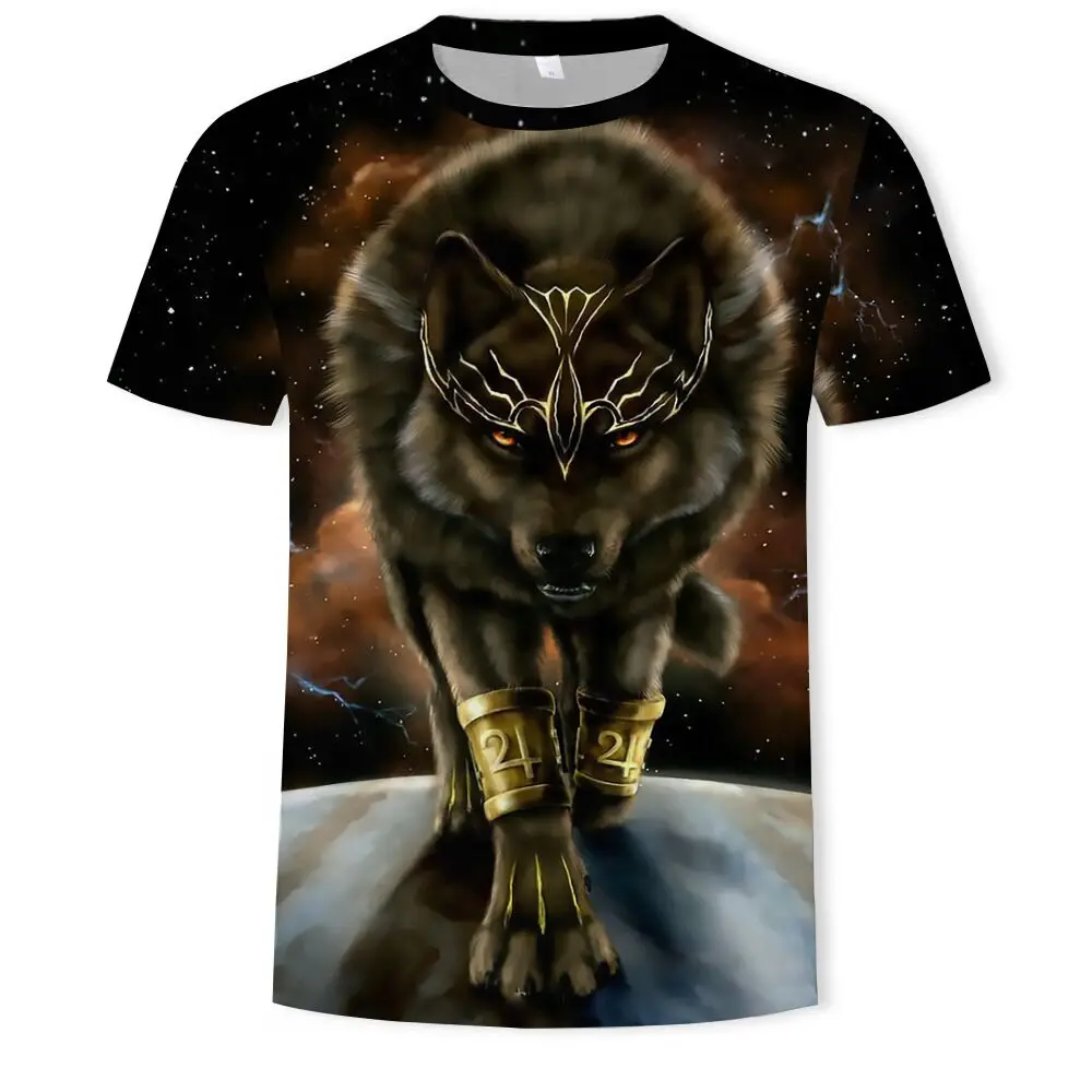 2019 New Summer Brand Wolf Headdress Men's Short Sleeve Crewneck Short Sleeve T-shirt Men's Fashion Short Sleeve Short Sleeve T-
2019 New Summer Brand Wolf Headdress Men's Short Sleeve Crewneck Short Sleeve T-shirt Men's Fashion Short Sleeve Short Sleeve T-
