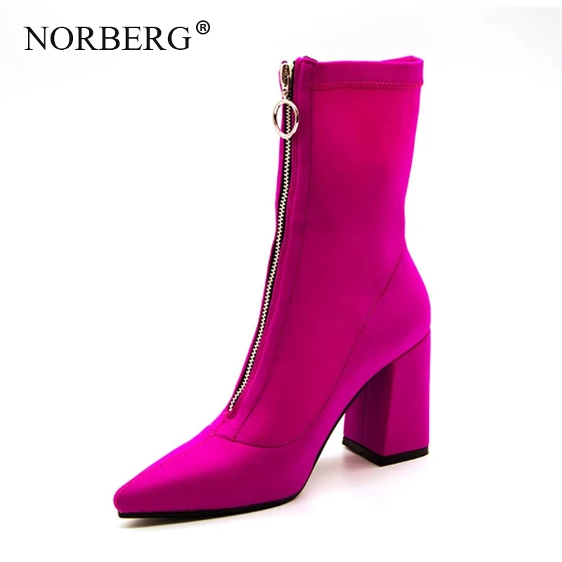 Женские туфли-лодочки из эластичной ткани, с острым носком, на высоком каблуке
Женские туфли-лодочки из эластичной ткани, с острым носком, на высоком каблуке