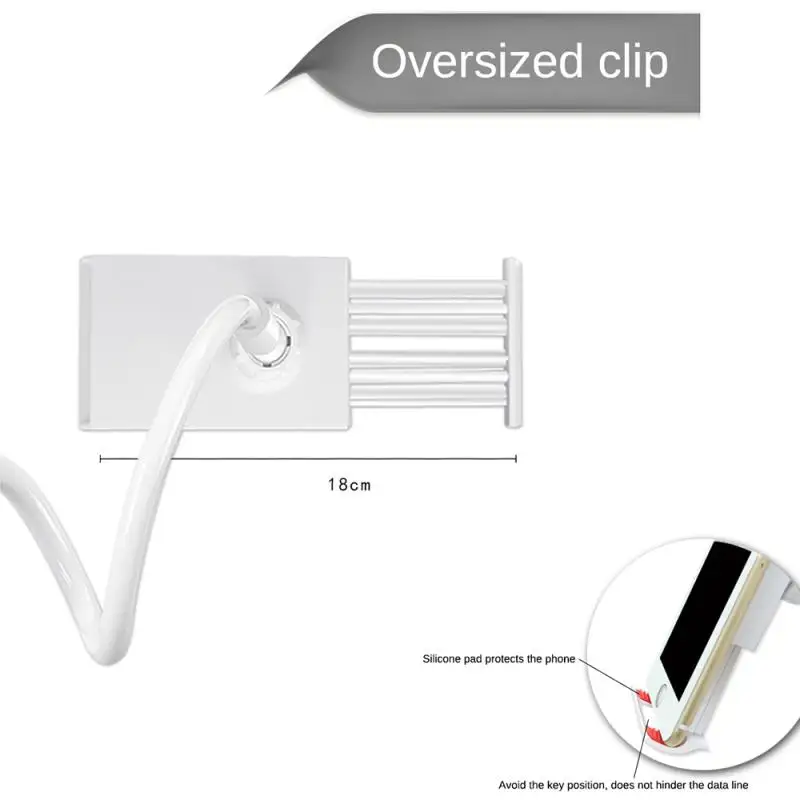 Universal Phone Holder Flexible 360 Degree Clip For Mobile Cell Phone Holder Lazy Bed Desktop Bracket Mount Stand Desk Bracket
Universal Phone Holder Flexible 360 Degree Clip For Mobile Cell Phone Holder Lazy Bed Desktop Bracket Mount Stand Desk Bracket
