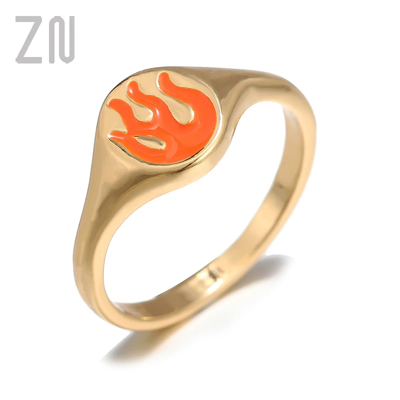 ZN 2021 New Korean Trendy Vintage Fire Dripping Oil Enamel Color Metal Rings for Women Men Couple Luxury Lucky Jewelry
ZN 2021 New Korean Trendy Vintage Fire Dripping Oil Enamel Color Metal Rings for Women Men Couple Luxury Lucky Jewelry