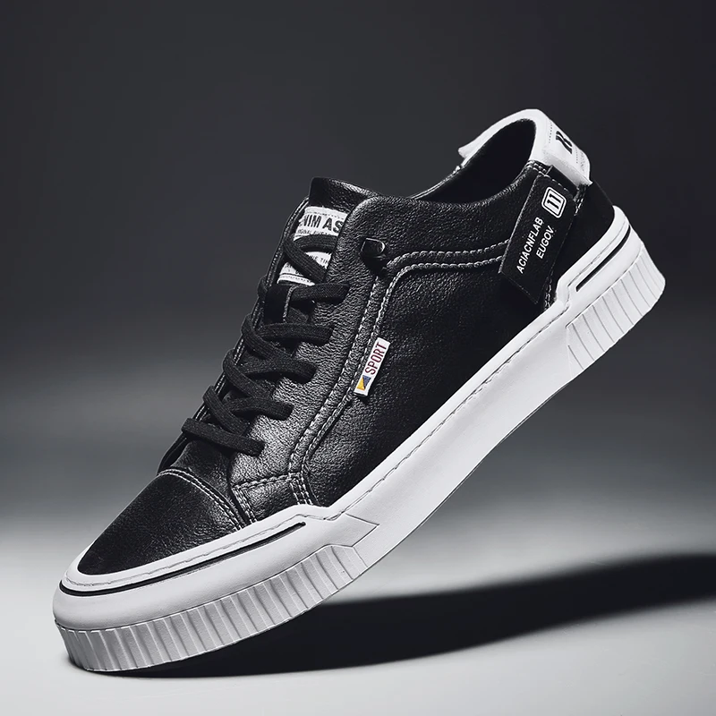 Мужская модная обувь; Кроссовки из натуральной кожи; Модная удобная мужская повседневная обувь на шнуровке; Нескользящая дышащая обувь 
Мужская модная обувь; Кроссовки из натуральной кожи; Модная удобная мужская повседневная обувь на шнуровке; Нескользящая дышащая обувь