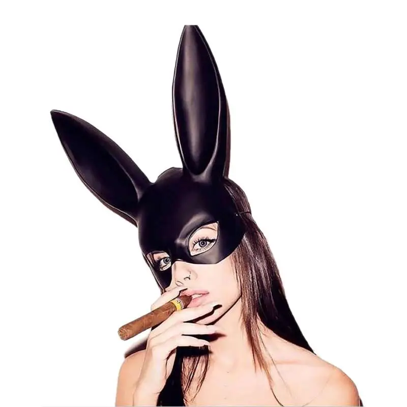 

Bunny Girl Mask Halloween Masquerade Bunny Ear Mask Fun Nightclub Mask Bar KTV Props High Quality Gift