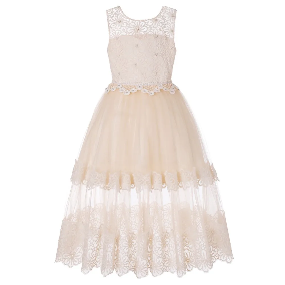 Girls Direct Selling Knee-length A-line Dresses 2019 New Summer Flower Long Tail Party 4-13 Years Vestidos For Wedding&birthday
Girls Direct Selling Knee-length A-line Dresses 2019 New Summer Flower Long Tail Party 4-13 Years Vestidos For Wedding&birthday