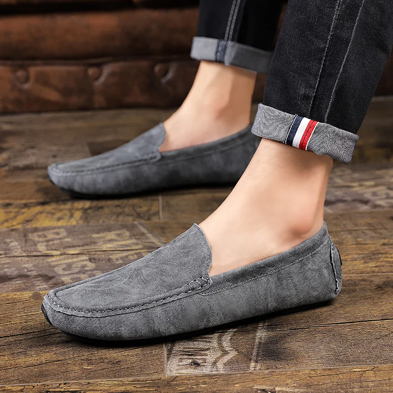 Men's Leather Casual Shoes, One-foot Loafers Retro Style Fashion Slippers, Black Shoes, British Comfortable Men's Business Shoes
Men's Leather Casual Shoes, One-foot Loafers Retro Style Fashion Slippers, Black Shoes, British Comfortable Men's Business Shoes