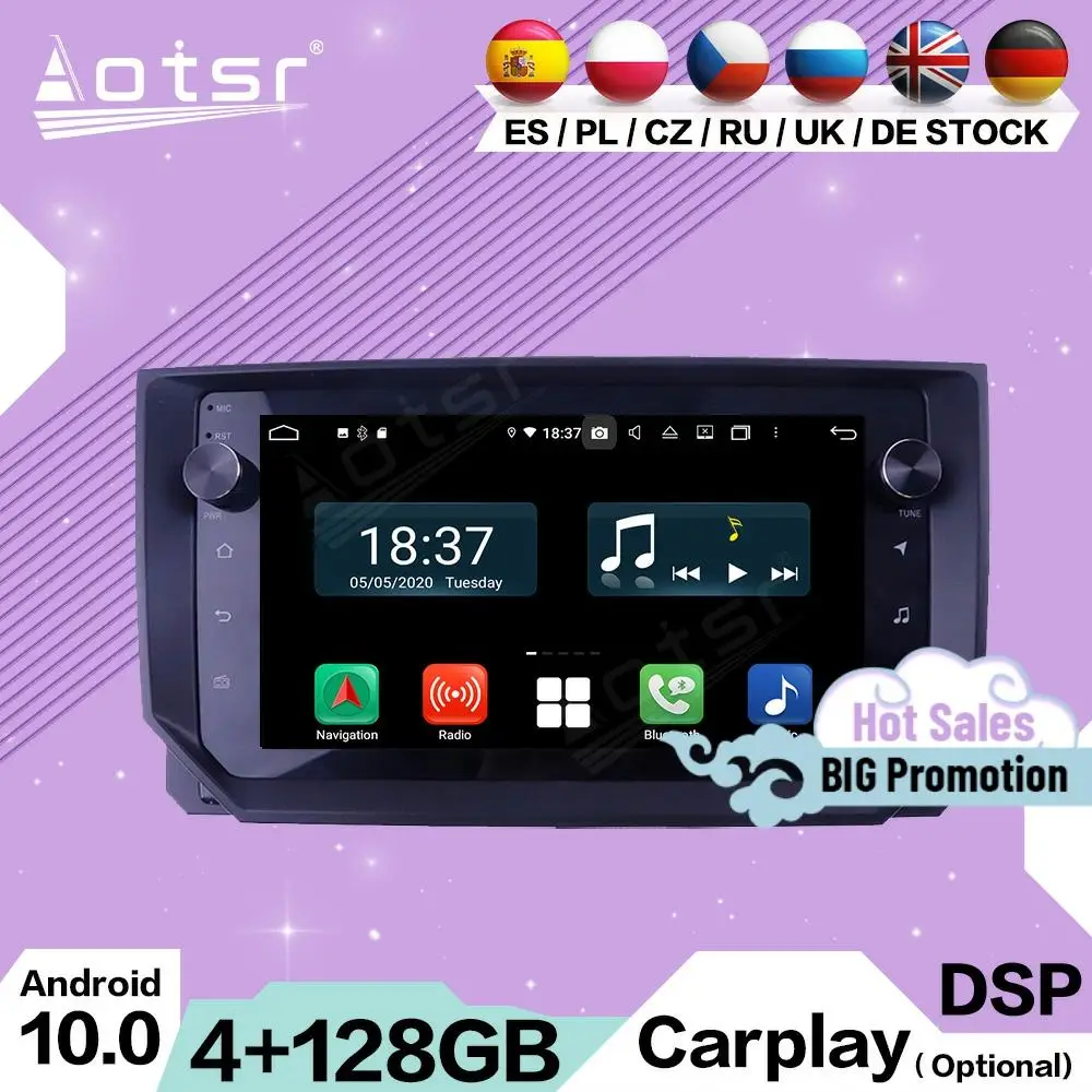 128G Carplay, мультимедийный стерео, Android, для Seat Ibiza 2017, 2018, 2019, 2020, GPS-навигация, автомобильное радио, видео приемник, головное устройство
128G Carplay, мультимедийный стерео, Android, для Seat Ibiza 2017, 2018, 2019, 2020, GPS-навигация, автомобильное радио, видео приемник, головное устройство