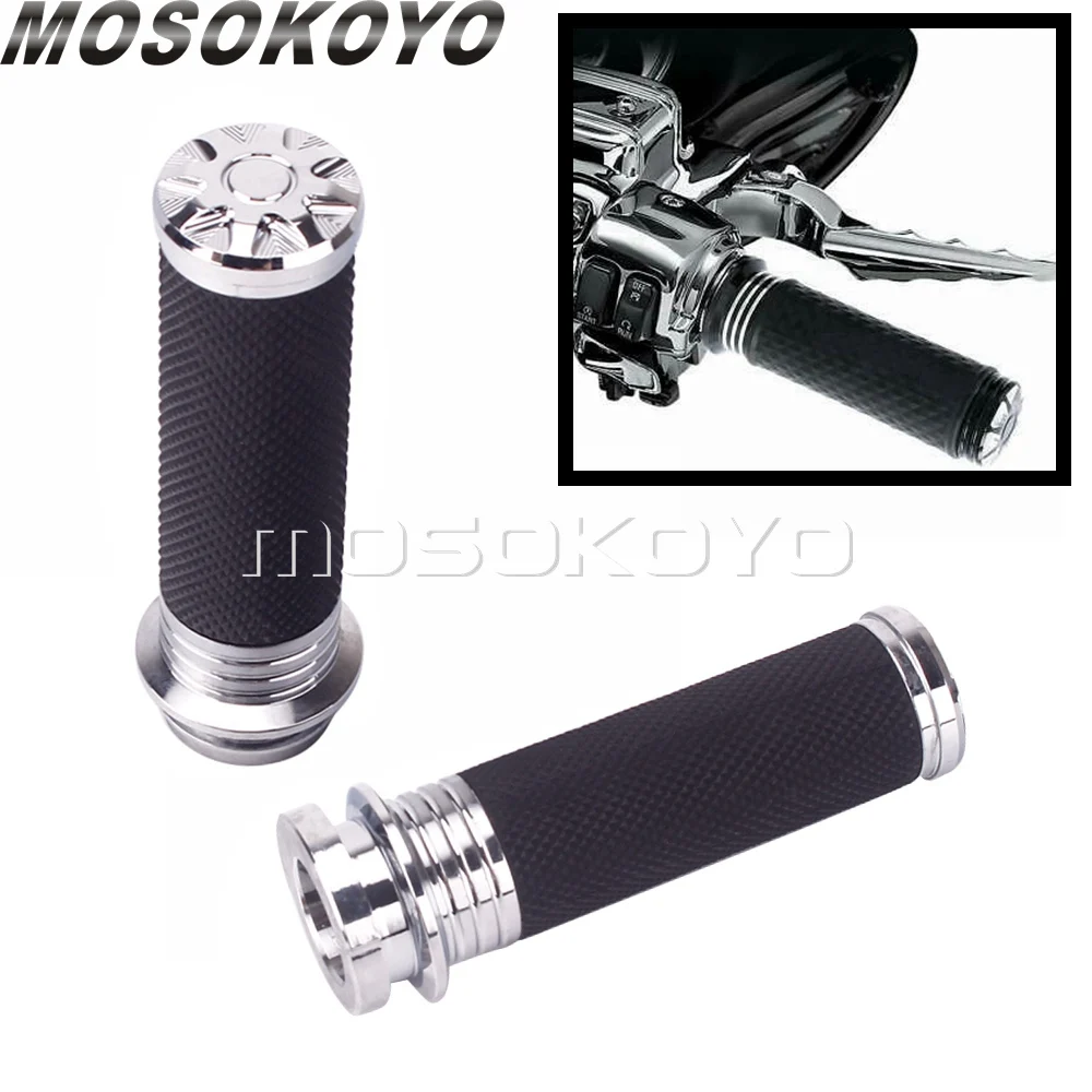 Рукоятка для руля мотоцикла с ЧПУ, 1 дюйм, 25 мм, для Harley Touring FLHX FLHR FLHT FLHTK FLTR Street Glide Trike 
Рукоятка для руля мотоцикла с ЧПУ, 1 дюйм, 25 мм, для Harley Touring FLHX FLHR FLHT FLHTK FLTR Street Glide Trike