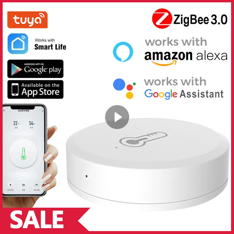 Zigbee3.0 Wireless Temperature Humidity Sensor Tuya For Smart Home Control Kit Thermometer Hygrometer Temperature Humidity Senso
Zigbee3.0 Wireless Temperature Humidity Sensor Tuya For Smart Home Control Kit Thermometer Hygrometer Temperature Humidity Senso