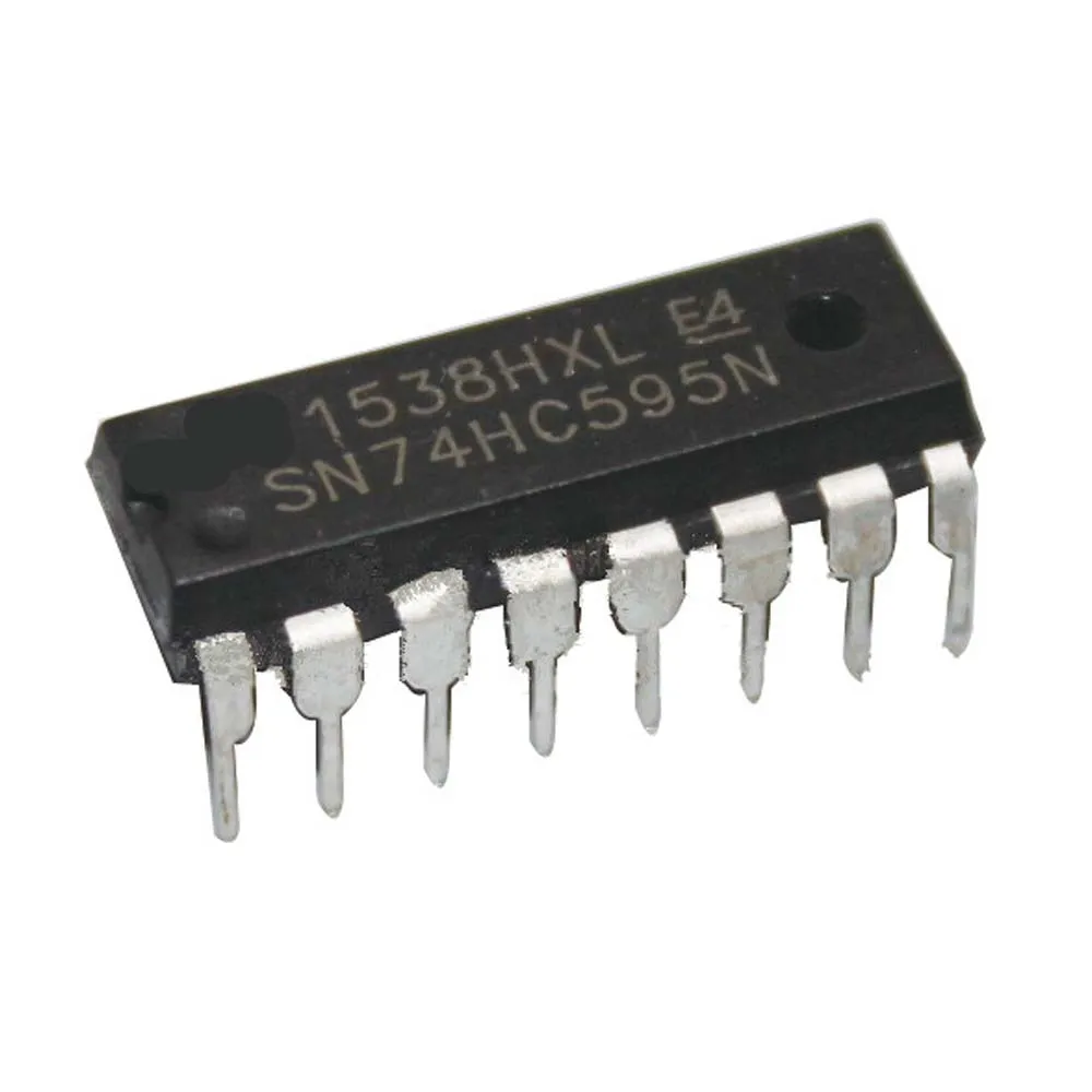 100 шт./лот 74HC595 SN74HC595N 74HC595N 8-битные переключатели с 3 государственными выходными