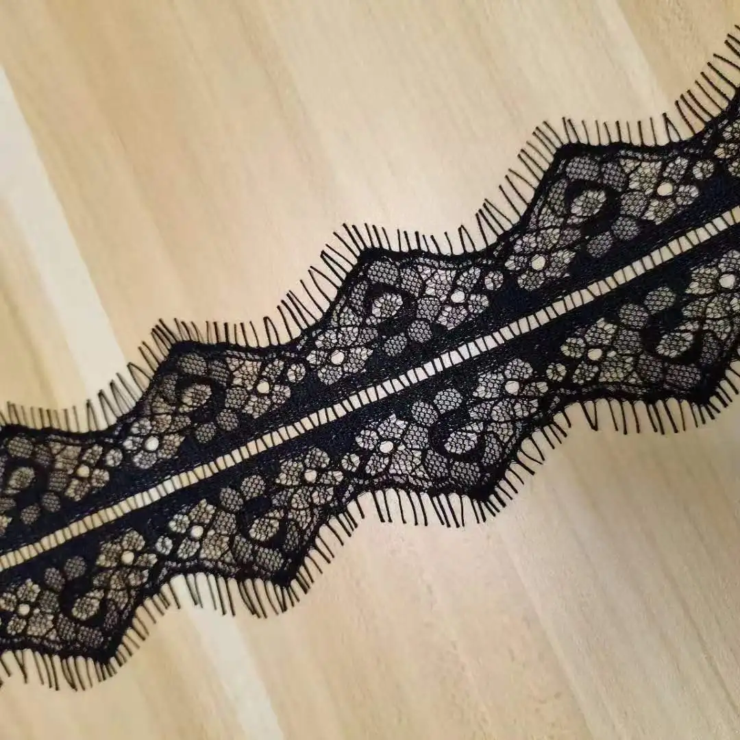 3Meters/lot Width 7cm Eyelash spandex Nylon textile lace Trim For adornment underwear inner skirt hem Non Stretchy
3Meters/lot Width 7cm Eyelash spandex Nylon textile lace Trim For adornment underwear inner skirt hem Non Stretchy