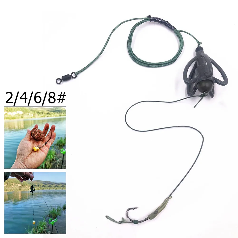 Carp Fishing Bait Cage Line Group Feeder Sinker String Hook Fishing Bait Basket Iscas Pesca Artificial Lure Accessories
Carp Fishing Bait Cage Line Group Feeder Sinker String Hook Fishing Bait Basket Iscas Pesca Artificial Lure Accessories