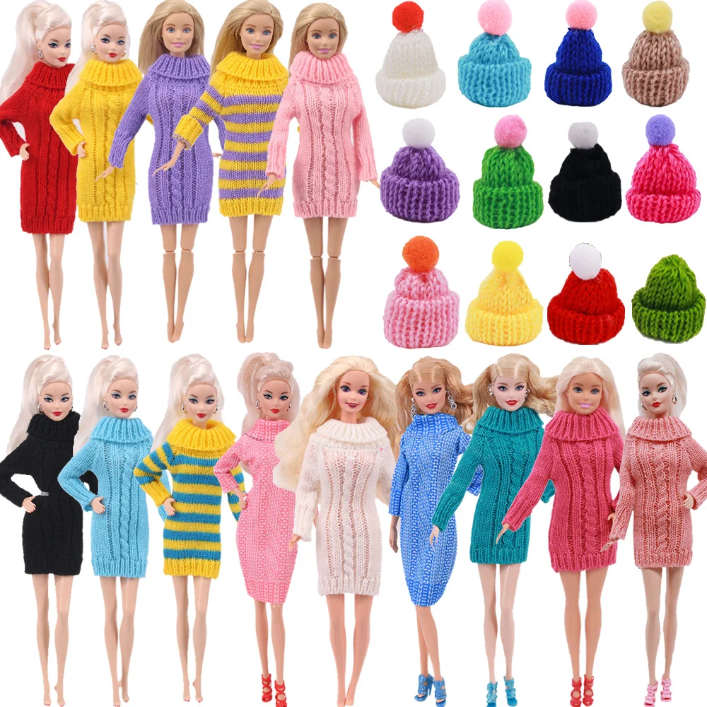 Doll Clothes Handmade Fashion Dresses Sweater Hat Fit 11.8 inch Barbies Doll BJD Doll Kids Dress Up Doll Accessories Girls Gift
Doll Clothes Handmade Fashion Dresses Sweater Hat Fit 11.8 inch Barbies Doll BJD Doll Kids Dress Up Doll Accessories Girls Gift
