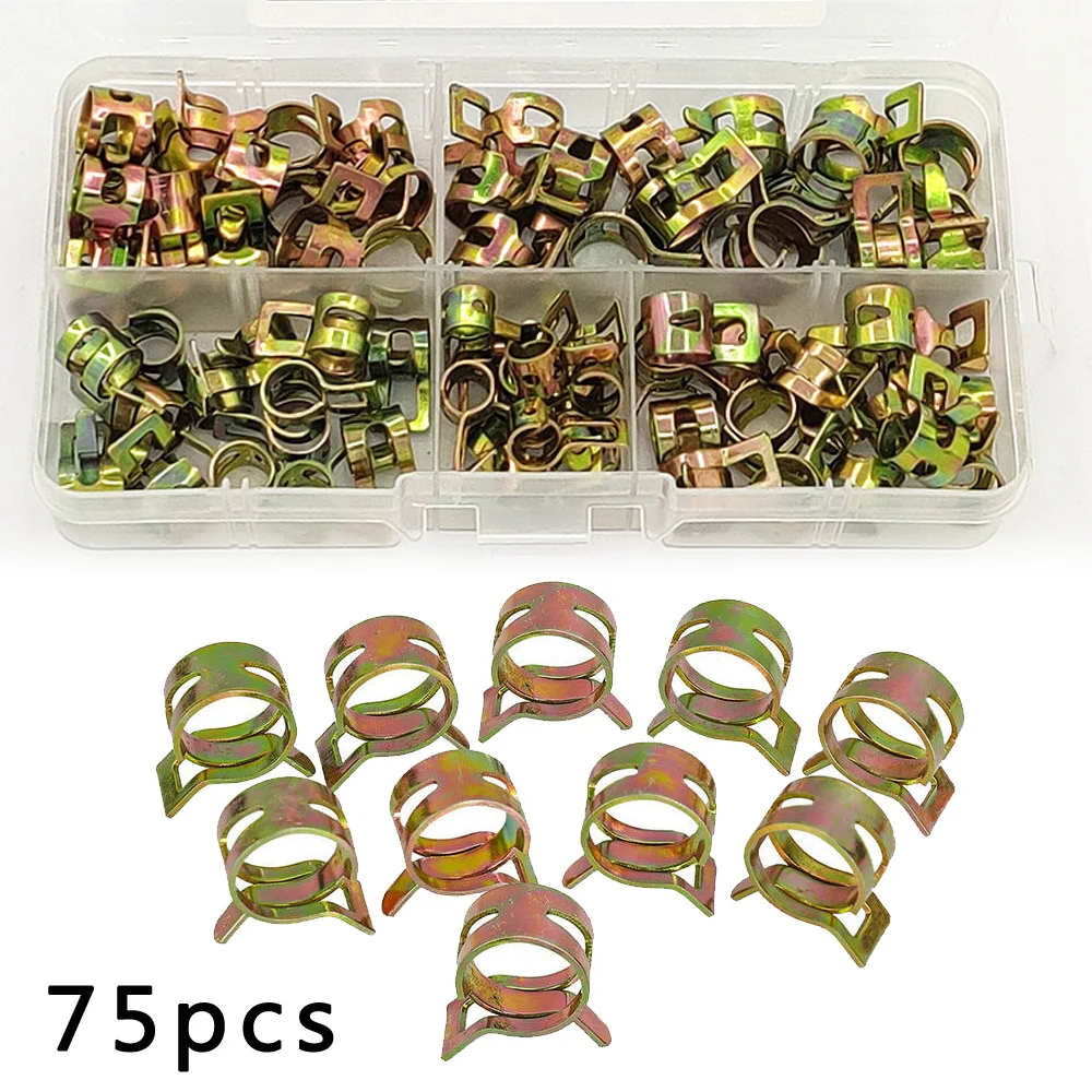 Water Hose clamp 6-10mm 75pcs Accessories Assortment Fastener For Motorcycle Pack Pipe
Water Hose clamp 6-10mm 75pcs Accessories Assortment Fastener For Motorcycle Pack Pipe