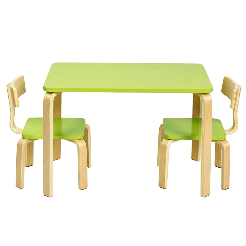 3 Piece Kids Wooden Activity Table 2 Chairs Set Smooth Non Toxic Paint High Quality Bentwood Ergonomically Curved Backrest
3 Piece Kids Wooden Activity Table 2 Chairs Set Smooth Non Toxic Paint High Quality Bentwood Ergonomically Curved Backrest