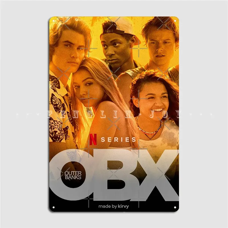 Вывеска Outer Banks X The Oc металлическая для клуба, паба, гаража, дизайнерские плакаты, оловянный постер.