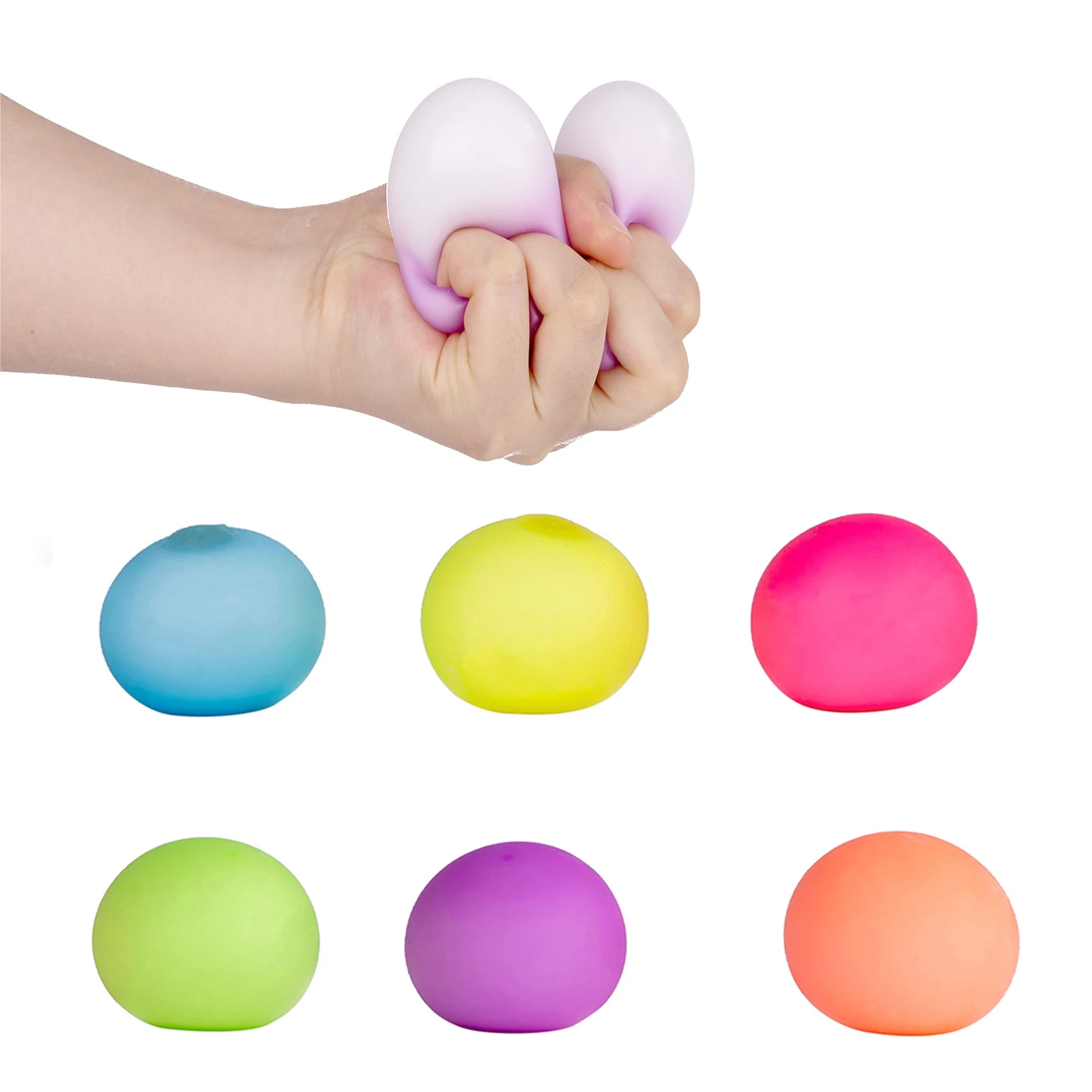 Change Colour Squeeze Balls Toys Rainbow Antistress Pressure Vent Ball For Children Fidget Toy Squishy Toy Ball Adults
Change Colour Squeeze Balls Toys Rainbow Antistress Pressure Vent Ball For Children Fidget Toy Squishy Toy Ball Adults