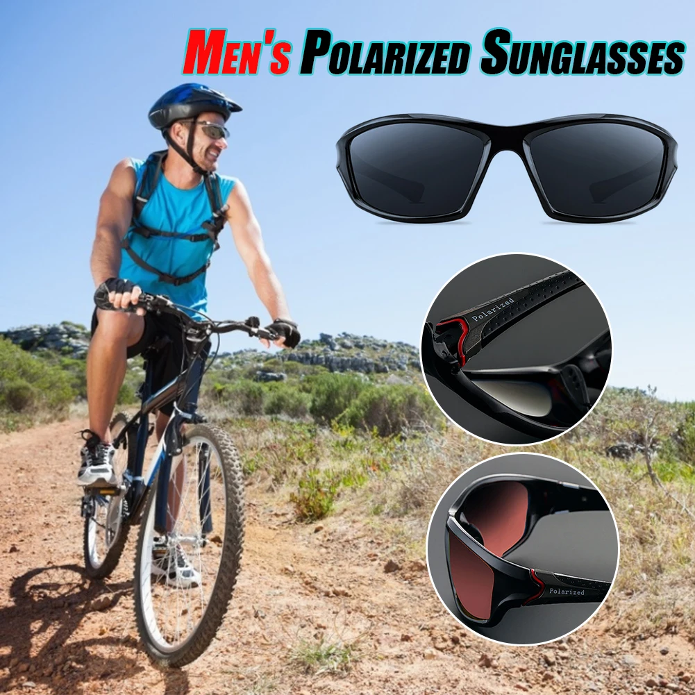 Polarized Sunglasses Men's UV Protection Sunglasses outdoor Sports for Driving Cycling Fishing Skating Sports High Recommend
Polarized Sunglasses Men's UV Protection Sunglasses outdoor Sports for Driving Cycling Fishing Skating Sports High Recommend