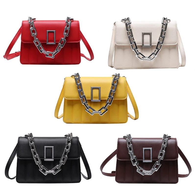 066C Women PU Leather Top-handle Bag Purse Small Chain Strap Crossbody Shoulder Bags Messenger Satchel
066C Women PU Leather Top-handle Bag Purse Small Chain Strap Crossbody Shoulder Bags Messenger Satchel