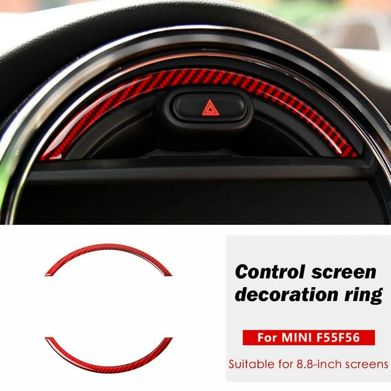 Red Real Carbon Fiber for Mini Cooper F55 F56 Console Navigation Screen Frame Trim
Red Real Carbon Fiber for Mini Cooper F55 F56 Console Navigation Screen Frame Trim