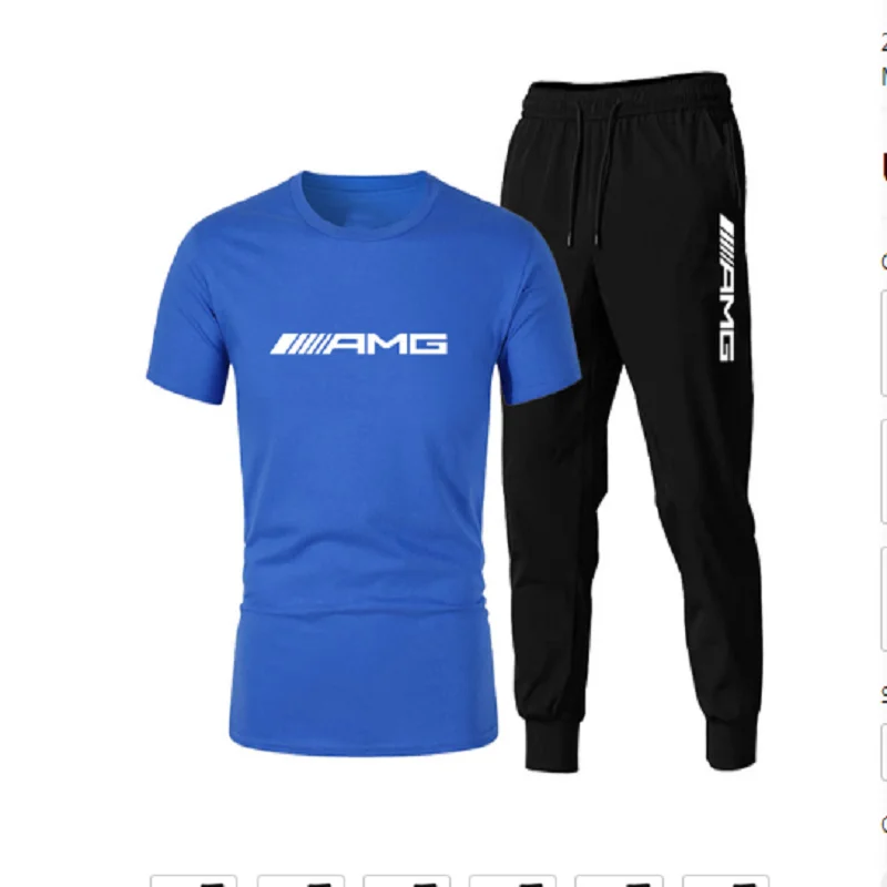 Summer new AMG fashion Trend men's Suit personalized fashion Printing Sports short-sleeved T-shirt + Sports Casual trousers Suit
Summer new AMG fashion Trend men's Suit personalized fashion Printing Sports short-sleeved T-shirt + Sports Casual trousers Suit