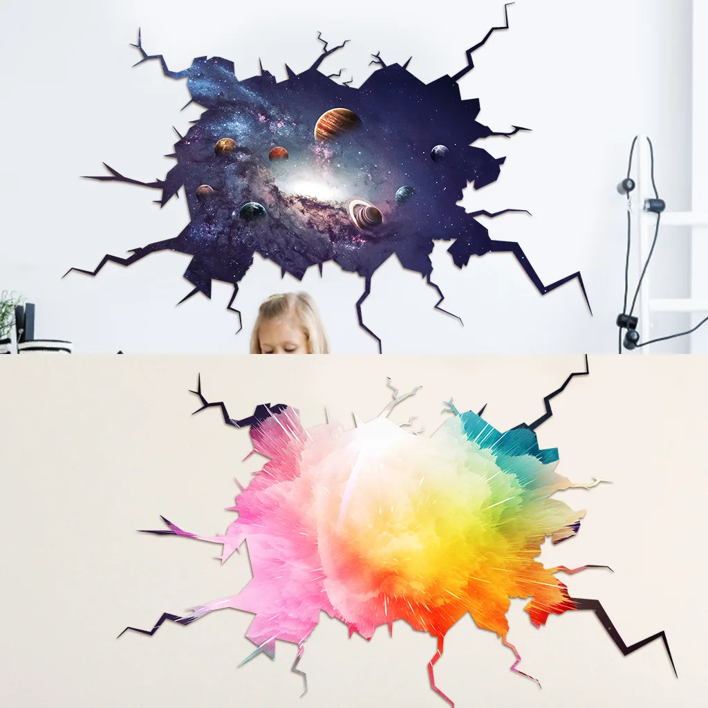 Universe Wall Sticker Children's Bedroom Wall Home Decoration Stickers Colorful Universe Explosion Wall Sticker PVC Stickers
Universe Wall Sticker Children's Bedroom Wall Home Decoration Stickers Colorful Universe Explosion Wall Sticker PVC Stickers