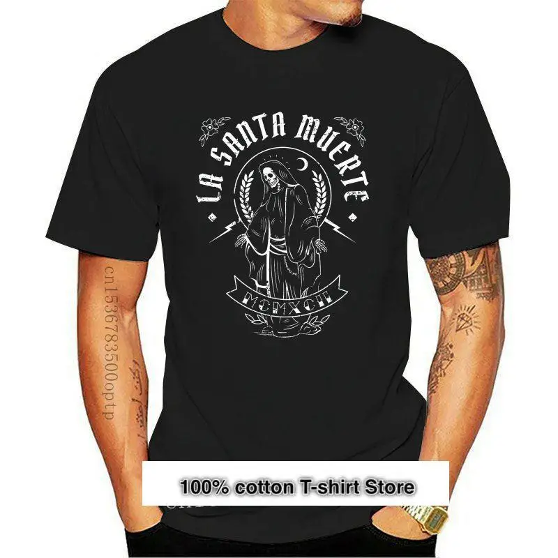 Camisetas de algodón puro para hombre, ropa de manga corta con estampado de La Muerte y La Santa, tallas 4XL y 5XL, novedad
Camisetas de algodón puro para hombre, ropa de manga corta con estampado de La Muerte y La Santa, tallas 4XL y 5XL, novedad