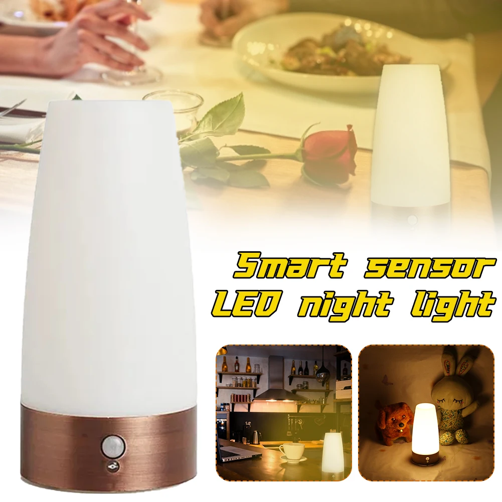 LED Night Light Motion Sensor Warm White Night Lamp Indoors Table Lamp for Bedroom Study Office Living Room Home Decoration Gift
LED Night Light Motion Sensor Warm White Night Lamp Indoors Table Lamp for Bedroom Study Office Living Room Home Decoration Gift