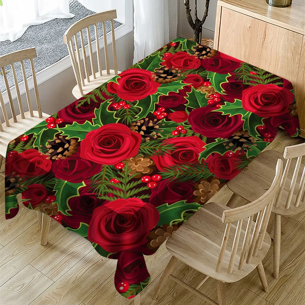 Valentine's Tablecloth Near Year Holiday Home Party Decor Red Rose Print Rectangle Table Cover Rectangular Table Cloth Dress /d
Valentine's Tablecloth Near Year Holiday Home Party Decor Red Rose Print Rectangle Table Cover Rectangular Table Cloth Dress /d