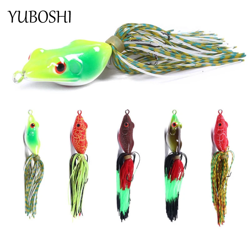 YUBOSHI 11cm/9.8g High Quality Bionic Fishing Bait Plastic Frog Bait Saltwater/Freshwater Blackfish Hard Bait 
YUBOSHI 11cm/9.8g High Quality Bionic Fishing Bait Plastic Frog Bait Saltwater/Freshwater Blackfish Hard Bait
